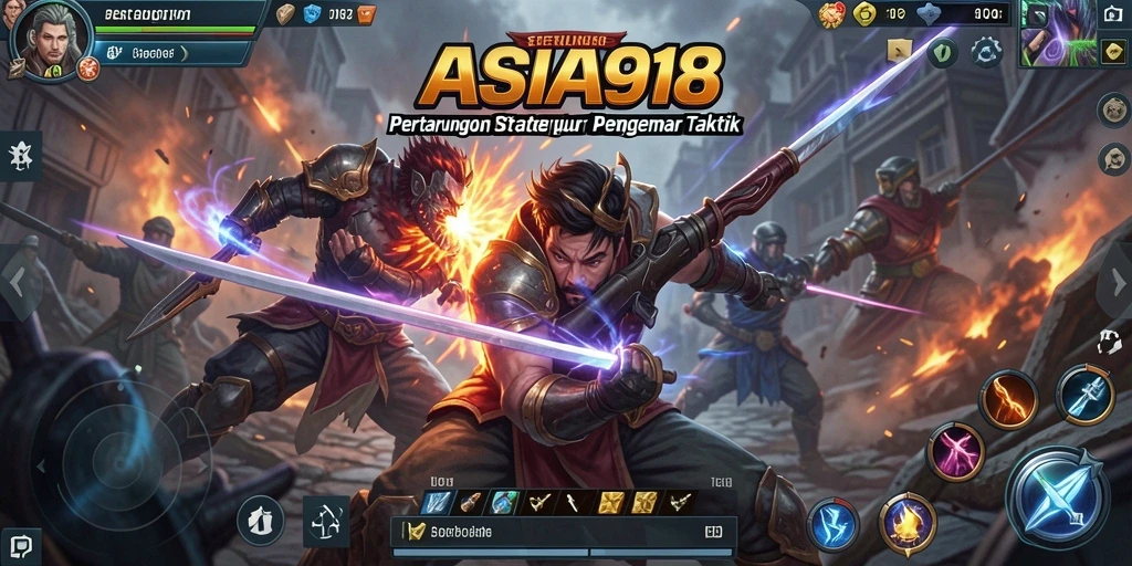 Screenshot menampilkan gameplay strategis yang mendebarkan.