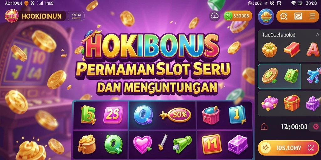 Tampilan gameplay menarik dari HOKIBONUS dengan efek visual memukau.