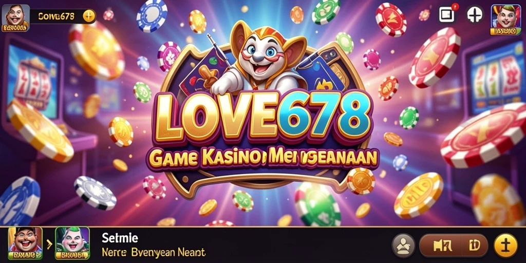 Screenshot gameplay seru dari LOVE678 yang menampilkan sesi permainan Kasino.