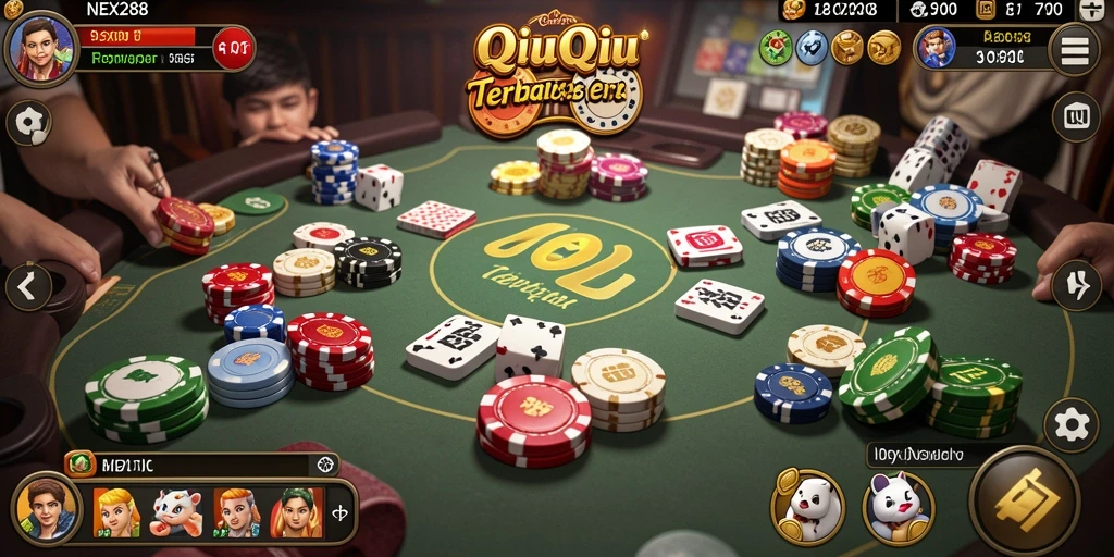 Tampilan gameplay QiuQiu yang menarik dan penuh aksi.