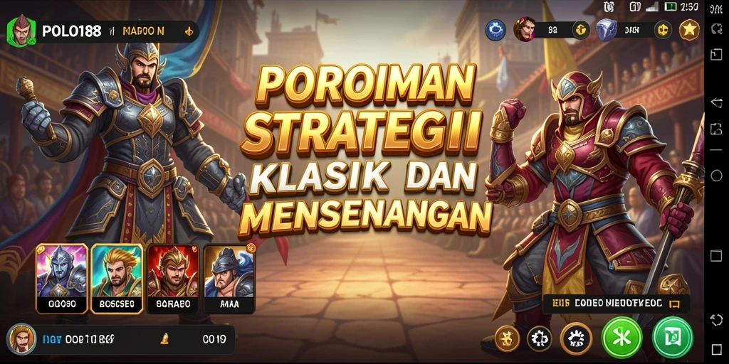 Tampilan gameplay seru dari POLO188 yang menantang.