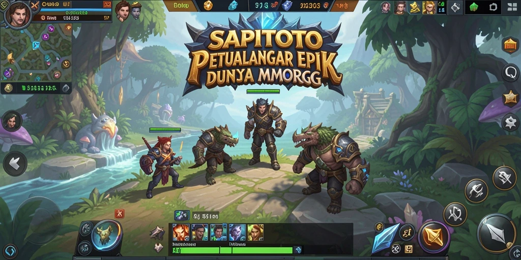 Tampilan gameplay epik di dunia SAPITOTO yang memukau.